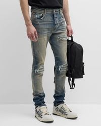 Amiri - Mx1 Bandana Jacquard Patch Jeans - Lyst
