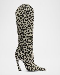 SCHUTZ SHOES - Maryann Up Curve Knee-High Boots - Lyst