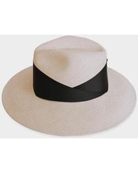 Freya - Gardenia Woven Straw Fedora Hat - Lyst