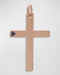 Marco Dal Maso - Rose Plated Cross Pendant - Lyst