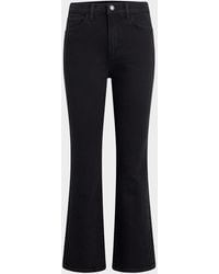 FAVORITE DAUGHTER - The Erin Cropped Bootcut Jeans - Lyst