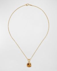Konstantino - Brown Diamond, Citrine And White Topaz Necklace, 18"l - Lyst