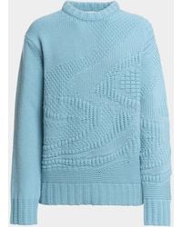 Malo - Apos;S Patterned Wool & Cashmere Sweater - Lyst