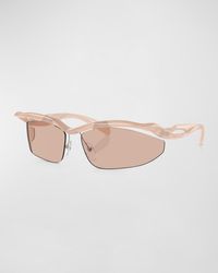 Prada - Contemporary Propionate & Plastic Cat-Eye Sunglasses - Lyst