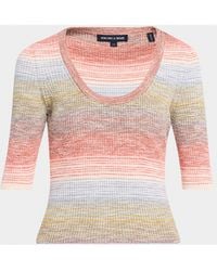 Veronica Beard - Archibald Striped Knit Pullover - Lyst