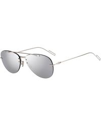 dior pressure metal pilot sunglasses
