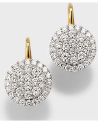 Frederic Sage - Large Round Firenze Ii Diamond Cluster Earrings - Lyst