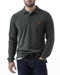 Rodd & Gunn - Long-sleeve Pique Polo Shirt - Lyst