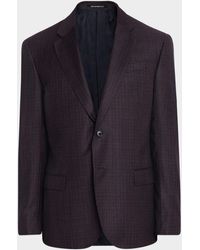 Emporio Armani - G Line Super 130S Wool Maxi-Birdseye Sport Coat - Lyst