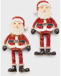 BaubleBar - Here Comes Santa Clause Earrings - Lyst