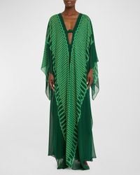 Johanna Ortiz - Tejiendo El Tropico Silk Tunic Dress - Lyst