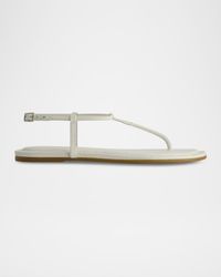 Bernardo - Hercu Leather Ankle-Strap Flat Sandals - Lyst