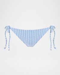 Shoshanna - Geometric String Bikini Bottoms - Lyst