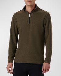 Bugatchi - Quarter-Zip Sweater With Back Pocket - Lyst