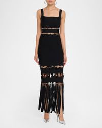 how to remove glitter from dress Amanda Gold Bandage Strapless Formal Maxi Dress