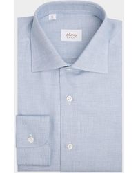 Brioni - Apos;S Cotton Herringbone Dress Shirt - Lyst
