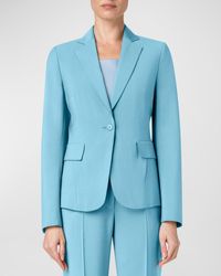 Akris Punto - Tailored Wool Blazer Jacket - Lyst