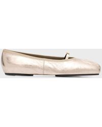 Givenchy - Metallic 4G Ballerina Flats - Lyst