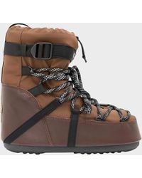 Moncler - X Moon Boot & Apos;S Icon Low Gaiter Padded Snow Boots - Lyst