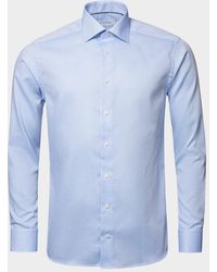 Eton - Classic-Fit Cotton Textured Dress Shirt - Lyst