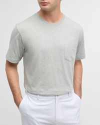 Peter Millar - Lava Wash Pocket Crewneck T-Shirt - Lyst