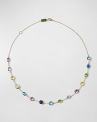 Ippolita - 18K Rock Candy 19-Stone Station Chain Necklace - Lyst