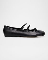 Marc Jacobs - The Kiki Leather Ballerina Flats - Lyst