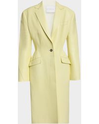 Givenchy - Leather Cocoon Coat - Lyst