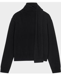 Rails - Cortina Wool-Cashmere Scarf Sweater - Lyst