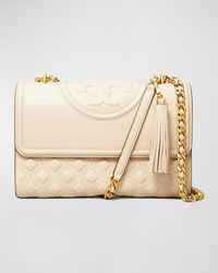 Tory Burch - Fleming Convertible Leather Shoulder Bag - Lyst
