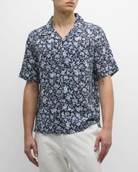 Onia - Air Linen Convertible Vacation Short-Sleeve Shirt - Lyst