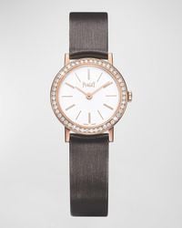 Piaget - Altiplano 24mm 18k Rose Gold Diamond Bezel Watch - Lyst