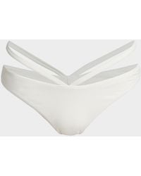 Jonathan Simkhai - Emmalynn Solid Strappy Bikini Bottoms - Lyst