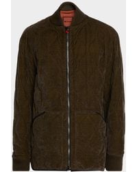 Kiton - Apos;S Quilted Bomber Jacket - Lyst
