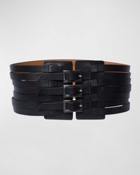 Vaincourt Paris - Strap Leather Waist Belt - Lyst