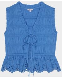 Rails - Martine Embroidered Cotton Top - Lyst
