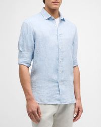 Swims - Amalfi End-On-End Button-Front Linen Shirt - Lyst