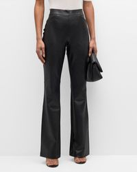 Spanx - Leather-Like Flare Pants - Lyst