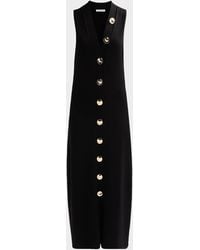 Altuzarra - Axia Button-Front Knit Sleeveless Maxi Dress - Lyst