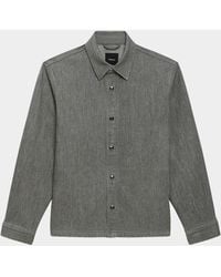Theory - Apos;S-Wash Denim Overshirt - Lyst
