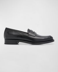 Bally - Wekor Leather Penny Loafers - Lyst