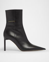 Tom Ford - Julianne T Detail Soft Calf Leather Booties - Lyst