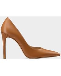 Stuart Weitzman - 100Mm Stuart Power Leather Pumps - Lyst