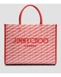 Jimmy Choo - Avenue Medium Logo London Tote Bag - Lyst