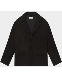 FRAME - Apos;S Suede Single-Breasted Blazer - Lyst