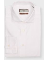 Canali - Impeccabile Cotton Pique Dress Shirt - Lyst