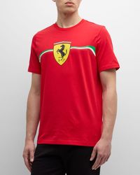 PUMA - X Ferrari Race Shield Heritage T-Shirt - Lyst