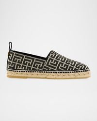 Balmain - Apos;S Monogram Jacquard Espadrilles - Lyst