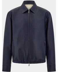Ferragamo - Apos;S Deerskin Leather Bomber Jacket - Lyst