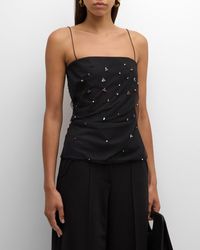Dorothee Schumacher - Emotional Essence I Beaded Tulle Top - Lyst